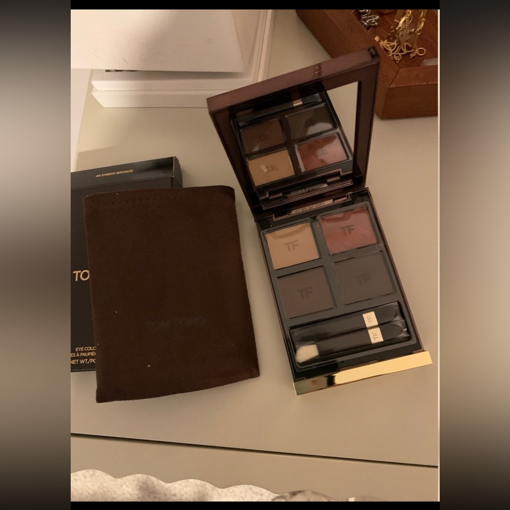 Tom Ford Eye Color Quad Creme Palette, 46 Ember Bronze, Full Size, New In Box